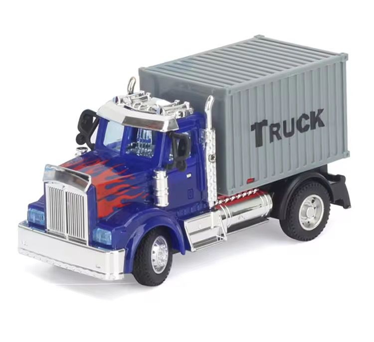 Alloy Body Remote Control High Quality Covered Van Truck (Imported)